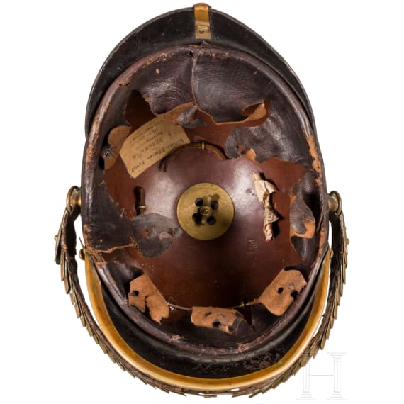 A helmet M 1873 for officers of the Gendarmerie