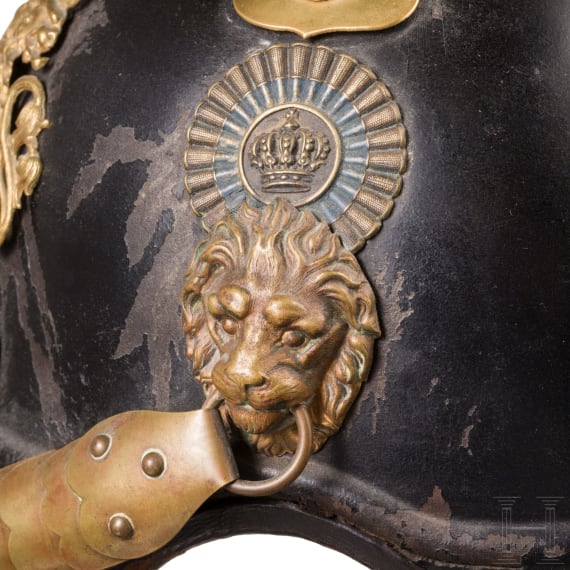 A helmet M 1873 for officers of the Gendarmerie