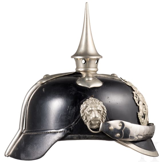 A helmet for members of the gendarmerie, dated 1917