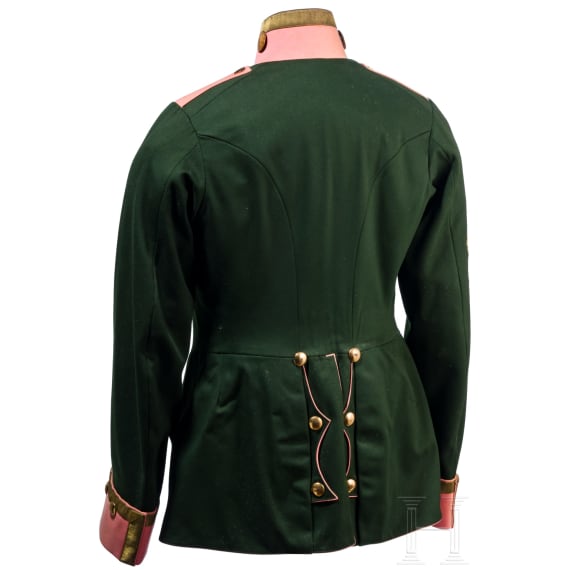 A uniform for a sergeant of the Bavarian Chevaulegers, circa1900