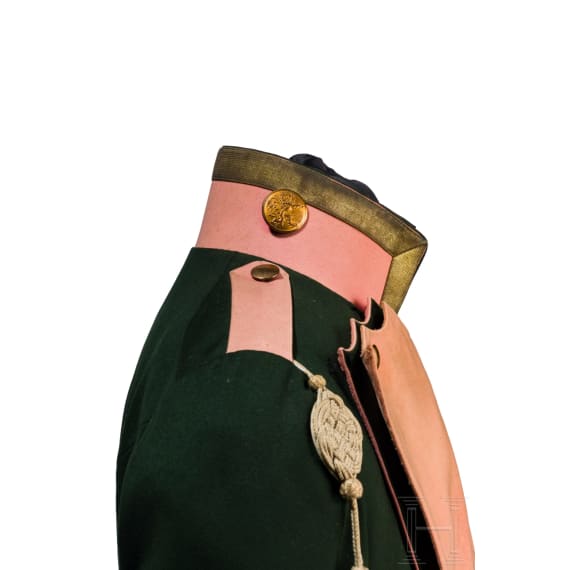 A uniform for a sergeant of the Bavarian Chevaulegers, circa1900