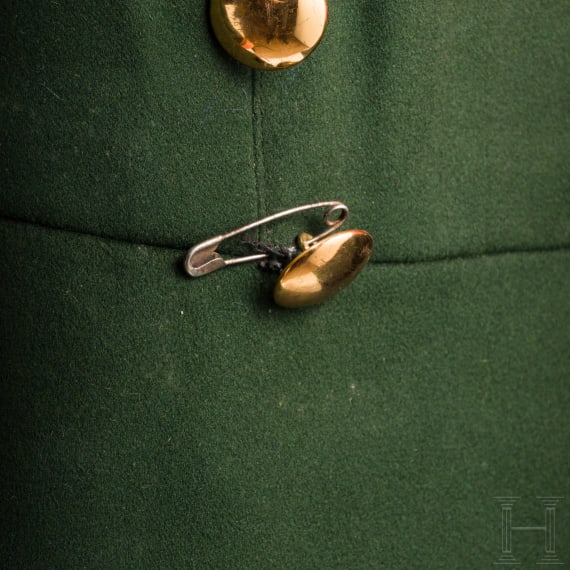 A uniform for a sergeant of the Bavarian Chevaulegers, circa1900