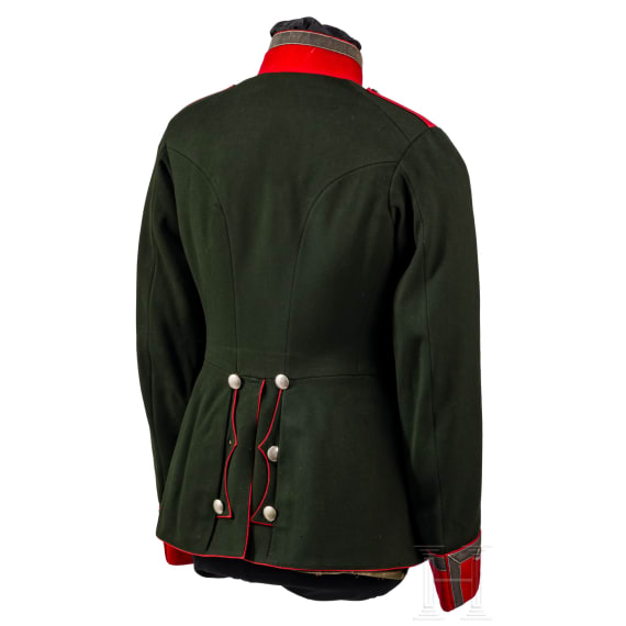 A uniform ensemble for a NCO in the Royal Bavarian 2nd or 4th Chevaulegers Regiment, dated 1903