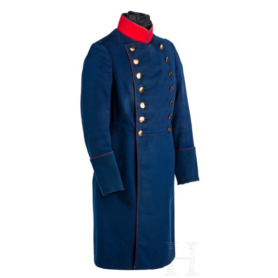 An overcoat for a Bavarian captain, dated 1907