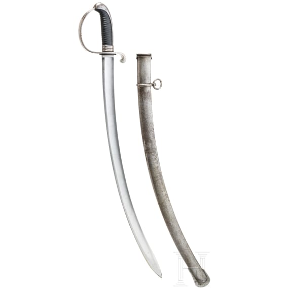A hussar sabre M 1813, wartime production, dated 1914