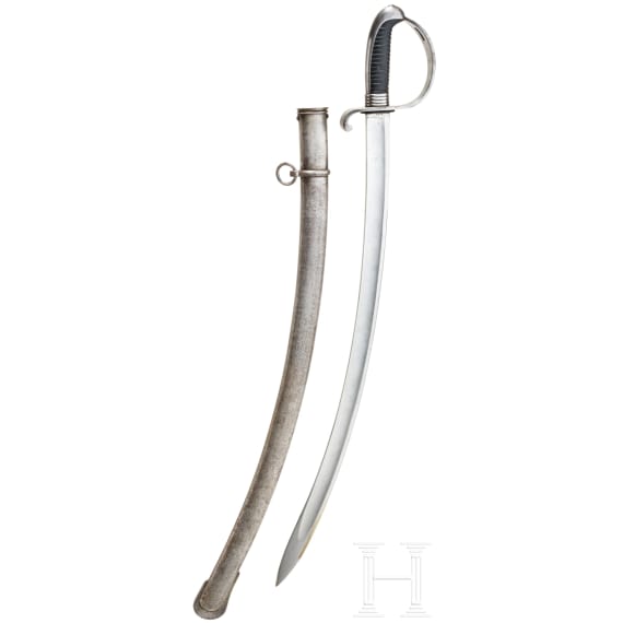 A hussar sabre M 1813, wartime production, dated 1914