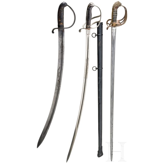 Three Bavarian edged weapons, 19th/20th centuries