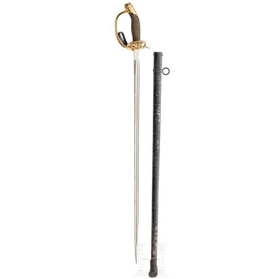 A small-sword M 1889 for officers of the infantry, circa 1905