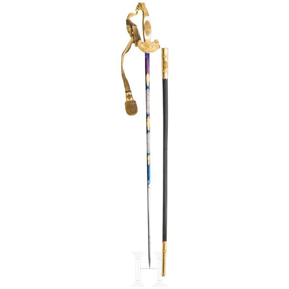 An official&acute;s sword from the reign of Prince Regent Luitpold (1886&ndash;1912)