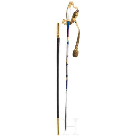 An official&acute;s sword from the reign of Prince Regent Luitpold (1886&ndash;1912)