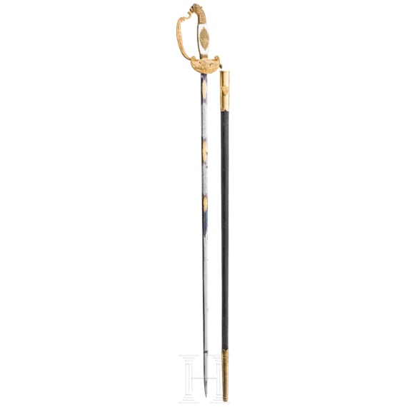 An Epee for Bavarian Civil Servants, the Prince Regent Era (1886&ndash;1912)