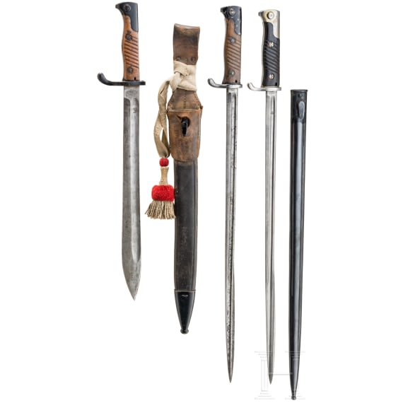Three Bavarian bayonets, 1903&ndash;1911