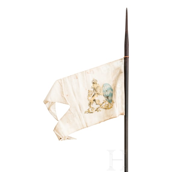 A steel tube lance M 93 for Bavarian cavalry NCOs