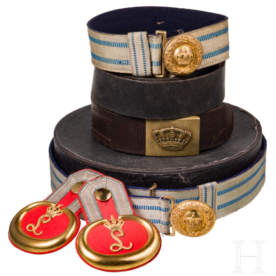Kleine Sammlung bayerischer Effekten um 1900