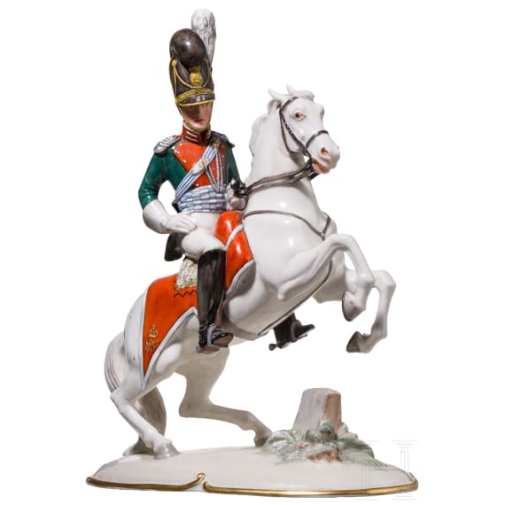 Bayerischer Chevauleger zu Pferd, Porzellanmanufaktur Nymphenburg