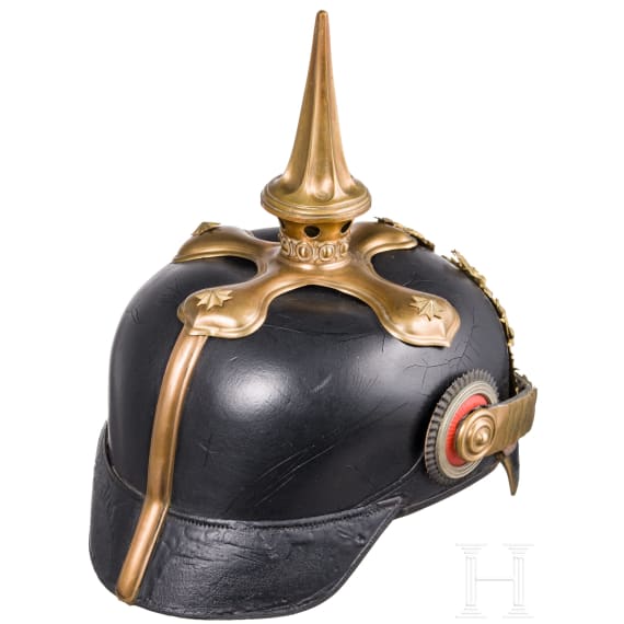 Helm M 1886 f&uuml;r Offiziere der Infanterie