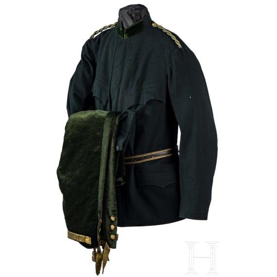 Uniformteile f&uuml;r Jagdbedienstete im Herzogtum Braunschweig, 19./20. Jhdt.