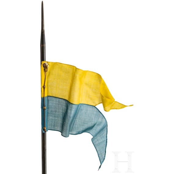 Stahlrohrlanze M 93 f&uuml;r Mannschaften im Braunschweigischen Husaren-Regiment Nr. 17