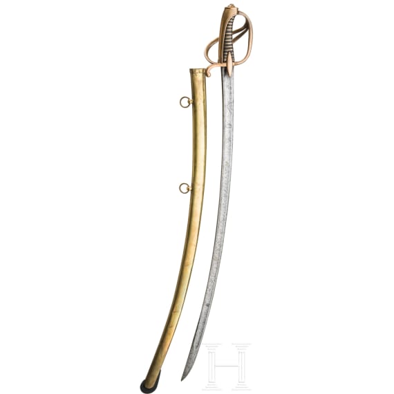 Offiziersm&auml;&szlig;iger S&auml;bel des Hanseatischen B&uuml;rger-Artillerie-Korps, um 1813 - 1815