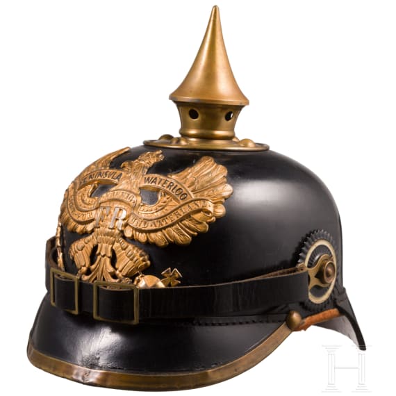 Helm M 1895 f&uuml;r Mannschaften im F&uuml;silier-Regiment Nr. 73