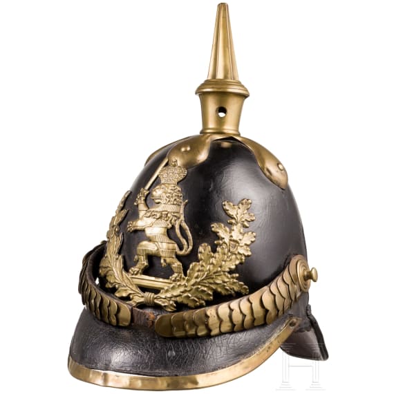 Helm M 1857 f&uuml;r Mannschaften der hessischen Infanterie