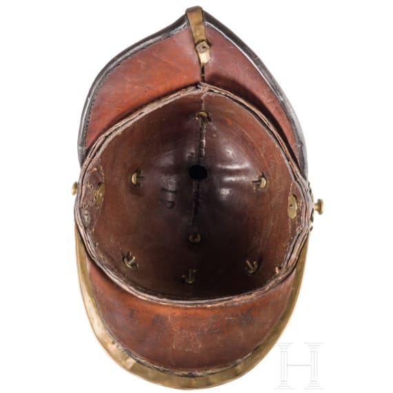 Helm M 1857 f&uuml;r Mannschaften der hessischen Infanterie