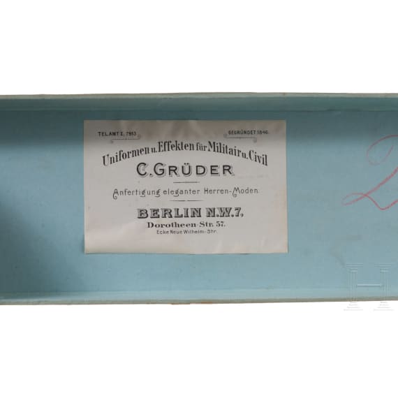 Feldbinde und Sch&auml;rpe f&uuml;r Offiziere der hessischen Armee, um 1900