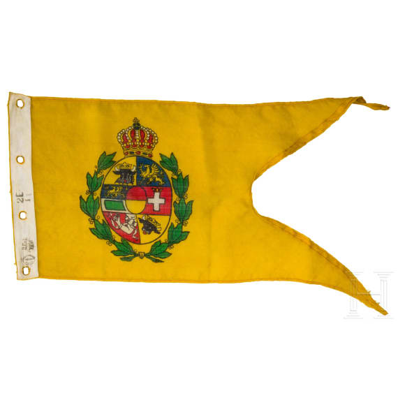 Lanzenflagge f&uuml;r Unteroffiziere der Mecklenburgischen Kavallerie, vor 1905