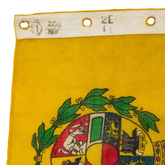 Lanzenflagge f&uuml;r Unteroffiziere der Mecklenburgischen Kavallerie, vor 1905
