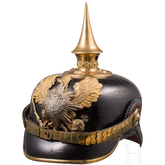 Helm f&uuml;r Offiziere im Oldenburgischen Infanterie-Regiment Nr. 91, um 1900