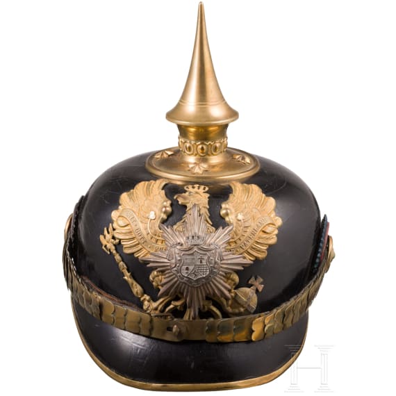 Helm f&uuml;r Offiziere im Oldenburgischen Infanterie-Regiment Nr. 91, um 1900