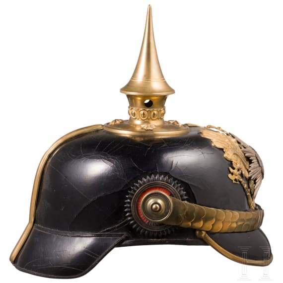 Helm f&uuml;r Offiziere im Oldenburgischen Infanterie-Regiment Nr. 91, um 1900