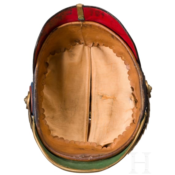 Helm f&uuml;r Offiziere im Oldenburgischen Infanterie-Regiment Nr. 91, um 1900