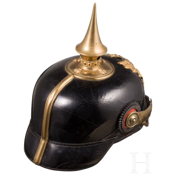 Helm f&uuml;r Offiziere im Oldenburgischen Infanterie-Regiment Nr. 91, um 1900