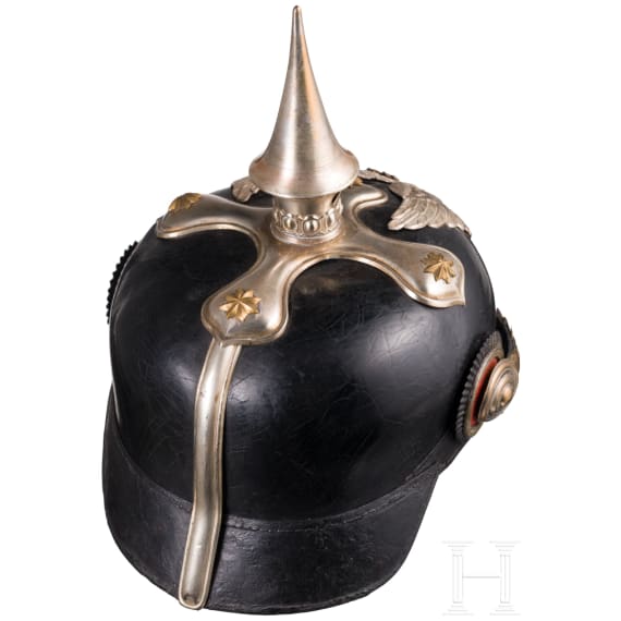 Helm f&uuml;r Offiziere im Oldenburgischen Dragoner-Regiment Nr. 19, um 1900