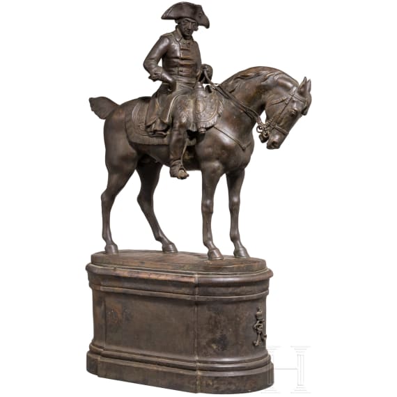 Rudolf Kaesbach (1873 - 1955) - Reiterstandbild von K&ouml;nig Friedrich II. von Preu&szlig;en