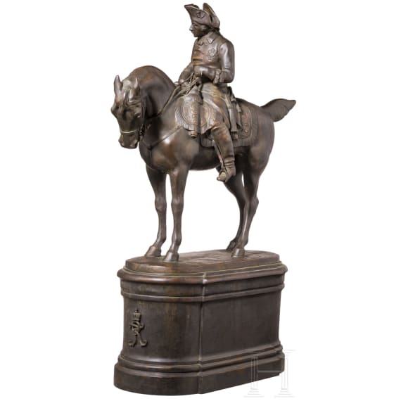 Rudolf Kaesbach (1873 - 1955) - Reiterstandbild von K&ouml;nig Friedrich II. von Preu&szlig;en