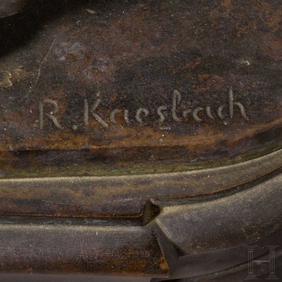 Rudolf Kaesbach (1873 - 1955) - Reiterstandbild von K&ouml;nig Friedrich II. von Preu&szlig;en