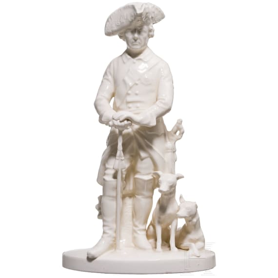 K&ouml;nig Friedrich II. von Preu&szlig;en - Keramikstatuette