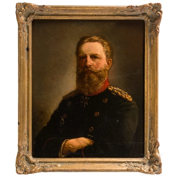 Kaiser Friedrich III. - Portrait als Kronprinz von Paul Wilhelm Kiederich 1884
