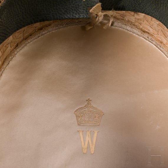 Kaiser Wilhelm II. - &bdquo;Matelot&ldquo;-Hut, wohl aus seiner Zeit in Haus Doorn