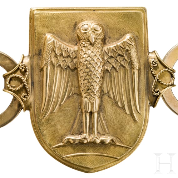 Kaiser Wilhelm II. - Goldene Kette zur Gr&uuml;ndung der Universit&auml;t Frankfurt am Main, datiert 18. 10. 1914