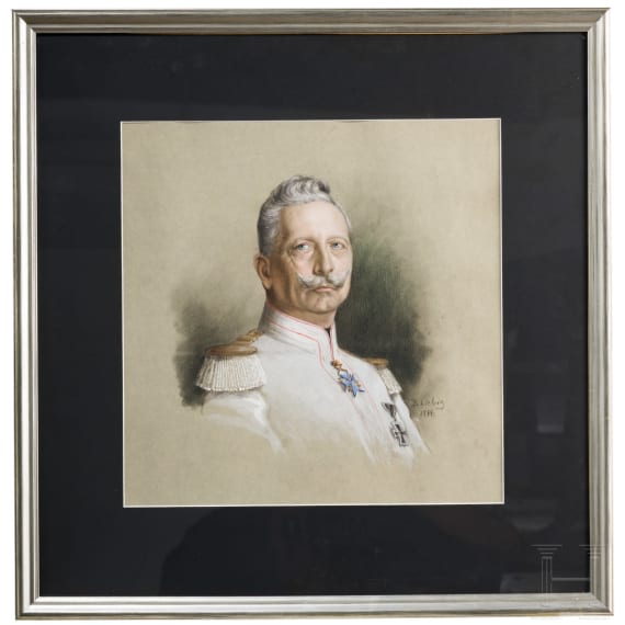 Kaiser Wilhelm II. - Brustportrait von Bernhard Liebig, wohl 1934