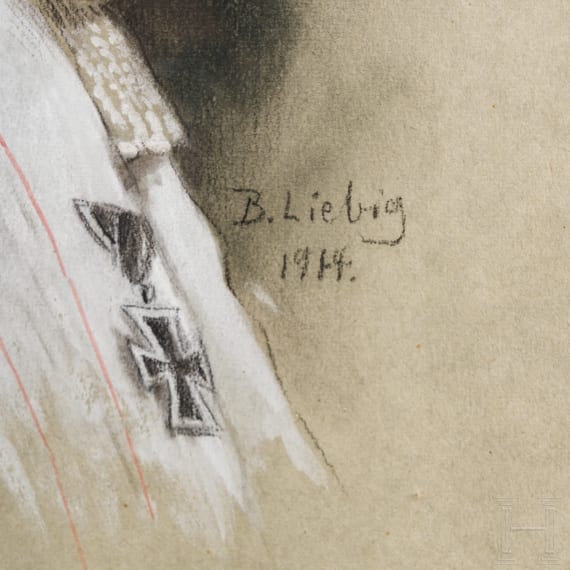 Kaiser Wilhelm II. - Brustportrait von Bernhard Liebig, wohl 1934