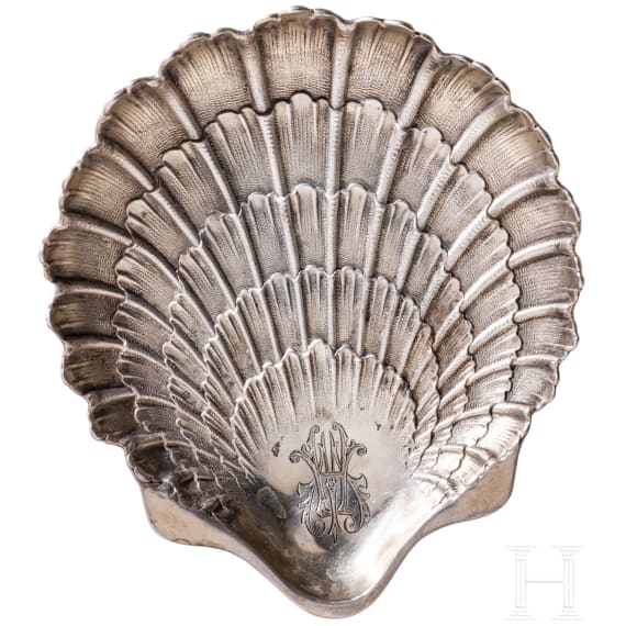 Kaiserin Auguste Viktoria - Silbersch&auml;lchen in Muschelform