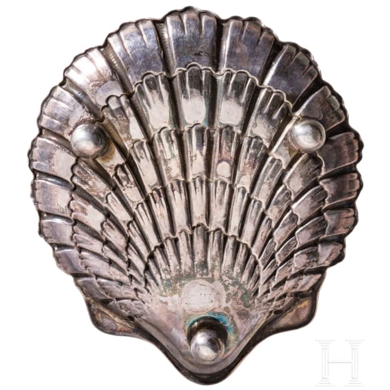 Kaiserin Auguste Viktoria - Silbersch&auml;lchen in Muschelform