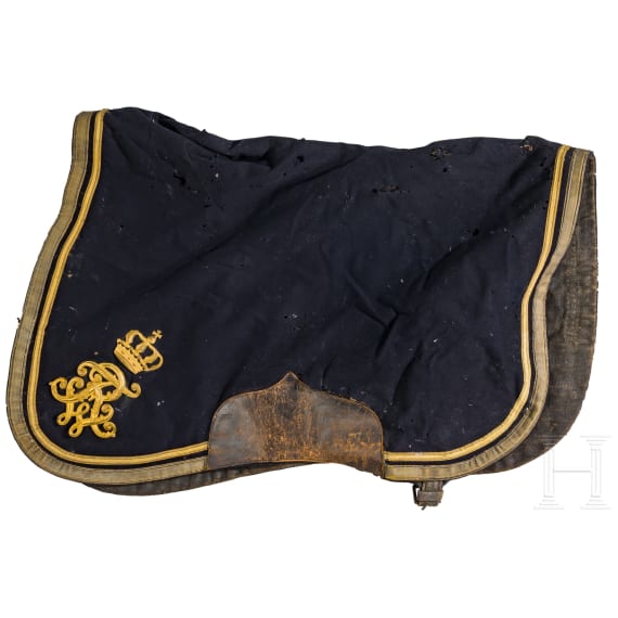 Zwei preu&szlig;ische Schabracken, um 1900