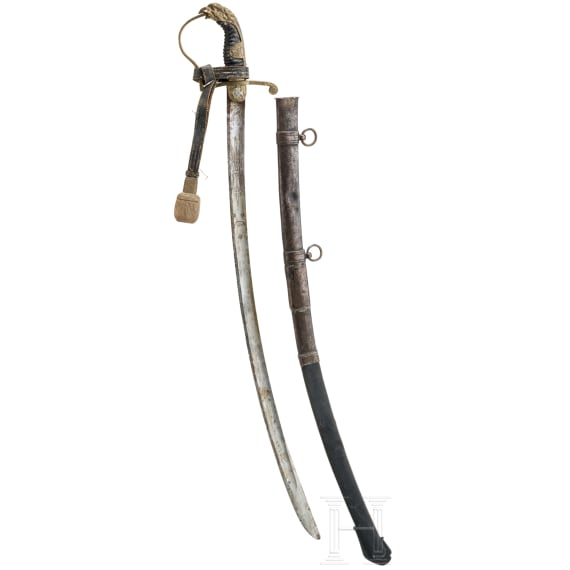 Fr&uuml;her Adlerkopfs&auml;bel f&uuml;r preu&szlig;ische Offiziere, um 1813 - 1830