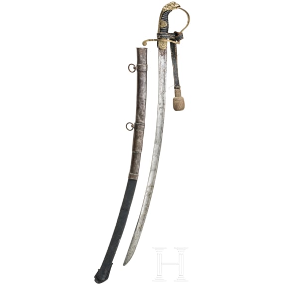 Fr&uuml;her Adlerkopfs&auml;bel f&uuml;r preu&szlig;ische Offiziere, um 1813 - 1830