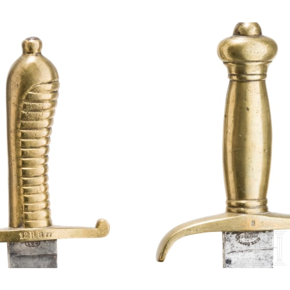 Zwei Faschinenmesser, deutsch, 19./20. Jhdt.